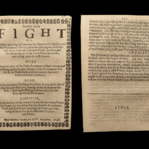 1648 RARE Charles II Siege of Colchester Cromwell Civil War Royalist Lucas Death