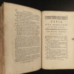 1778 Mathematics & Physics Ozanam Recreations Magic Navigation Optics Science 4v