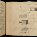 1778 Mathematics & Physics Ozanam Recreations Magic Navigation Optics Science 4v