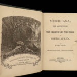 1874 JULES VERNE 1st US ed Meridiana Adventures Voyages Exploration Scribner