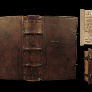 1696 Jesuit Asceticism Segneri Pastor Bible Clasp Fine Binding Dillingen Swabia