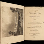 1816 Battle of Waterloo NAPOLEONIC WARS von Blücher RARE Calcutta India Napoleon