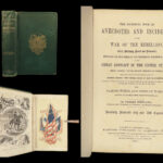 1866 CIVIL WAR 1st/1st Battles Speeches Confederate Union Lincoln Assassination