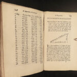 1681 Compass RARE Mathematics 1ed Henrion Geometry Proportion Sector Illustrated