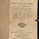1776 KINGS History of Inaugurations FRANCE Louis XIV Costume Salivet Peru Bevy