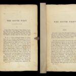 1835 RARE Southwest FRNOTIER Western Ingraham Americana Novel Mississippi 2v