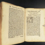 1529 GREEK Theophrastus BOTANY Philosophy Metaphysics Causes of PLANTS Botanical