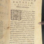 1581 TACITUS Annals Histories Roman Empire Nero ROME Lipsius FAMED Plantin Press