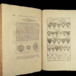 1722 Honour of Richmond 1ed Gale Medieval Yorkshire MAP Genealogy Coins HUGE