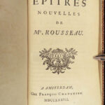 1734 EARLY & BEAUTIFUL Jean-Jacques Rousseau Philosophy MAGIC Girdle 5v Set RARE