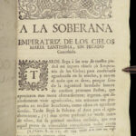 1742 Spanish Mariology Serafin San Felipe Imperio de Maria Palma SPAIN Catholic