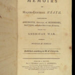 1798 American Revolution Memoirs George Washington Bunker Hill William Heath