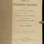 1861 Washington DC 1ed Philps America Civil War Supreme Court Government MAP
