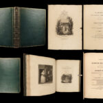 1803 BEAUTIFUL 1ed Lives of Robert Burns William Cowper & Bloomfield Illustrated