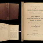 1853 Alcohol 1ed Manufacture of Liquor Wine Cordials Beer Mixology Bitters Syrup