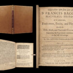 1658 RARE Austen on Francis Bacon Natural History Philosophy Science Experiments