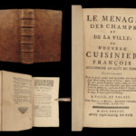 1738 Cookbook Wine Making Liquor Baking French Cuisine Cooking Deserts Liger