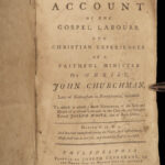 1779 EARLY Americana INDIANS 1ed John Churchman Quaker Revolutionary War