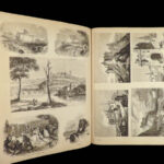 1860 BEAUTIFUL Old England Knight Britain Cathedrals ART Stonehenge 2v FOLIOS