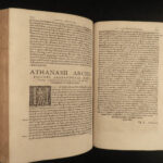 1564 Saint Athanasius of Alexandria Egypt 1ed Holbein Durer Style Bible Woodcuts