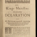 1648 RARE Oliver CROMWELL King Charles II Resolution English Civil War Royalists