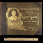 1894 Civil War Photographs Ulysses S Grant Album ANTIETAM Fairfax Abe Lincoln