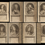 1723 History of SPAIN Espagna Juan Mariana Charles V Philip IV Portraits 9v SET