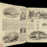 1845 Illustrated London News Joseph Bonaparte Princess Sophia US President Polk