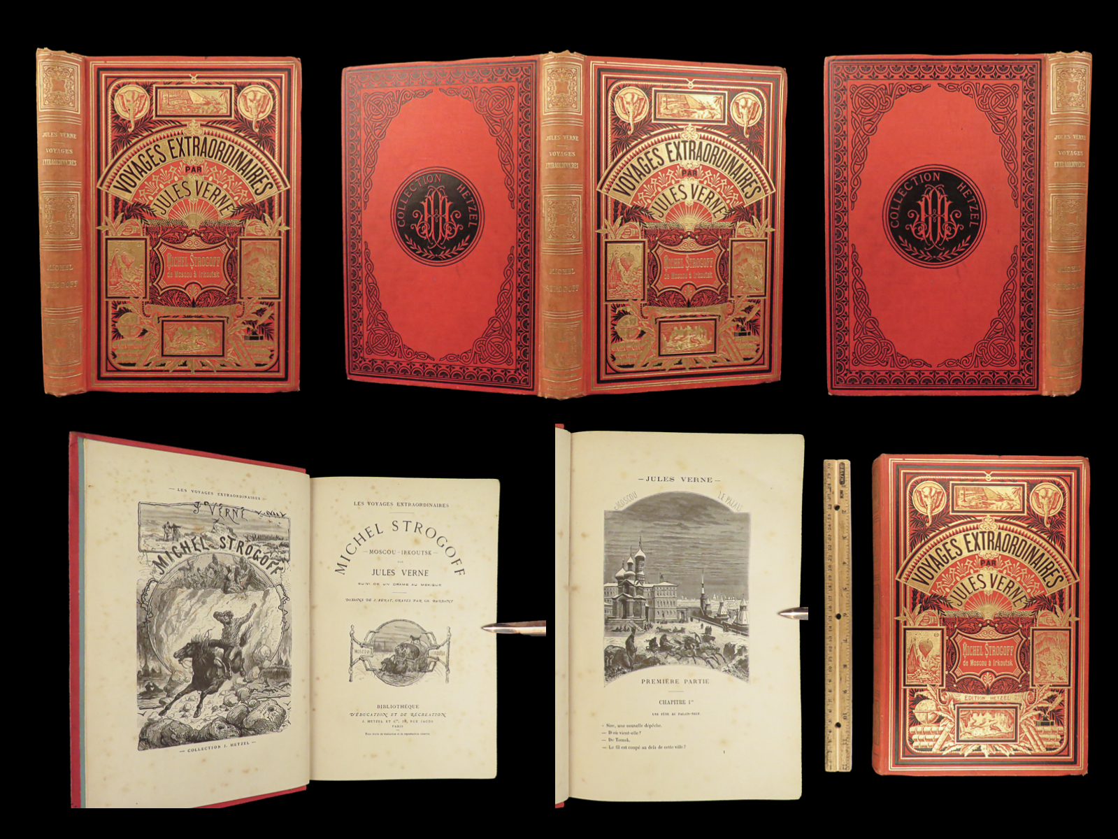 1889 Jules Verne Michel Strogoff Adventure Novel Russia French