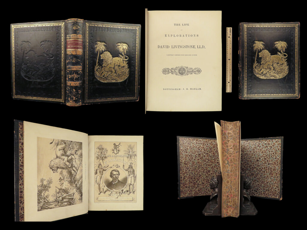 1880 africa david livingstone life & exploration missionary illustrated roberts | <em>“if you have men who will only come if they know there is a good road, i don't want them. I want men who will come if there is no road at all. ” </em> <em>– </em>david livingstone <em> </em> david livingstone was a scottish medical missionary with the london missionary society, an explorer in africa, and one of the most popular british heroes of the late-19<sup>th</sup>-century in the victorian era. Henry stanley was a welsh-american journalist and explorer who was famous for his exploration of central africa and his search for dr. Livingstone. Upon finding livingstone, stanley reportedly asked, "dr. Livingstone, i presume? " <em> </em> john roberts’ “<em>life and explorations of david livingstone</em>” is a complete history of livingstone’s life that was written following the news of his death. In fact, roberts sought to educate young readers to know livingstone’s life and ministry, publishing this narrative in the early 1880s. This work contains impressive full-page engravings.