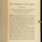 1925 Phantom of the Opera 1st ed Gaston Leroux Lon Chaney Photoplay FAMED Webber