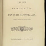 1880 AFRICA David Livingstone Life & Exploration Missionary Illustrated Roberts