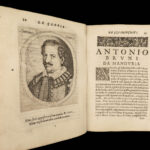 1647 FAMED Italian Loredanian Academy VENICE 107 PORTRAIT Biographies Brusoni