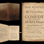 1680 John DRYDEN 1ed Play The Kind Keeper Mr Limberham Comedy English Theater