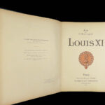 1905 EXQUISITE 1ed Louis XI Montorgueil Job HUGE Illustrated FOLIO France Wars