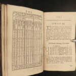 1742 Isaac Newton Interest Tables ASTLEY SIGNED Finance Loans Debts Mortgage