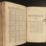 1742 Isaac Newton Interest Tables ASTLEY SIGNED Finance Loans Debts Mortgage
