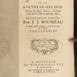 1769 Works of Jean-Jacques ROUSSEAU Heloise Enlightenment Philosophy Music 19v