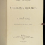 1894 SHERLOCK HOLMES 1st/1st Memoirs by Arthur Conan Doyle Detective Mystery