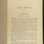 1891 Little Women Louisa May Alcott Little Men Jo’s Boys 3v Decorative SET