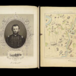 1862 EXQUISITE 1ed War with South CIVIL WAR Military Tomes Gettysburg MAPS