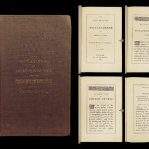 1864 US Constitution Civil War No 13th Amendment Declaration of Independence
