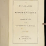 1864 US Constitution Civil War No 13th Amendment Declaration of Independence