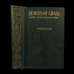 1900 Walt Whitman Leaves of Grass American Poetry SEXUALITY Scandal Romanticism