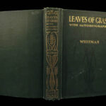 1900 Walt Whitman Leaves of Grass American Poetry SEXUALITY Scandal Romanticism