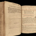 1688 Astronomy Astrology Almanacks Merlinus Anglicus Britannicus Ephemeris 12v