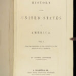 1840 History of United States George Bancroft Illustrated 2v SET Americana MAPS