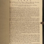1782 BEAUTIFUL King James Holy BIBLE + Anglican Common Prayer Psalms KJV Newcomb