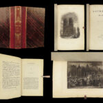 1836 Hunchback of Notre Dame 1st Illustrated ed Paris Victor Hugo French RARE