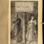 1888 Les Miserables Victor HUGO French Classic Literature Rouff Illustrated 5v